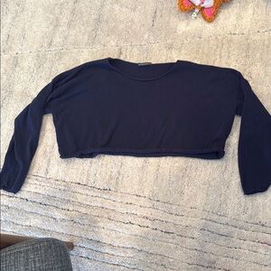 Brandy Melville Blue Crop Top